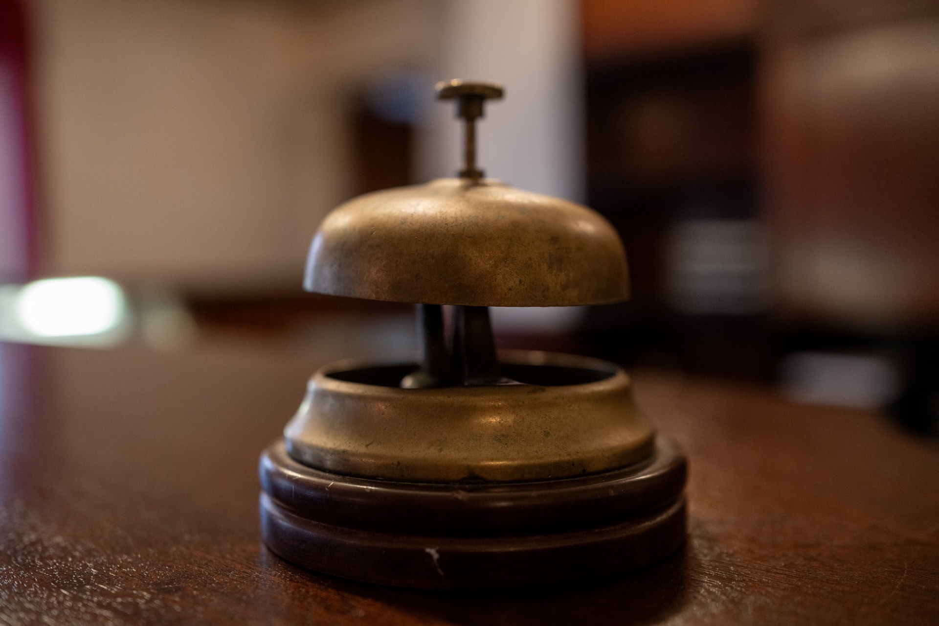 Klassisk hotelklokke på Hotel Frederiksværk