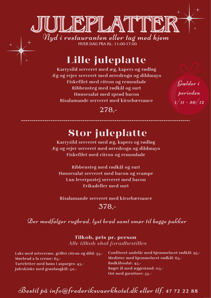 Juleplatter information